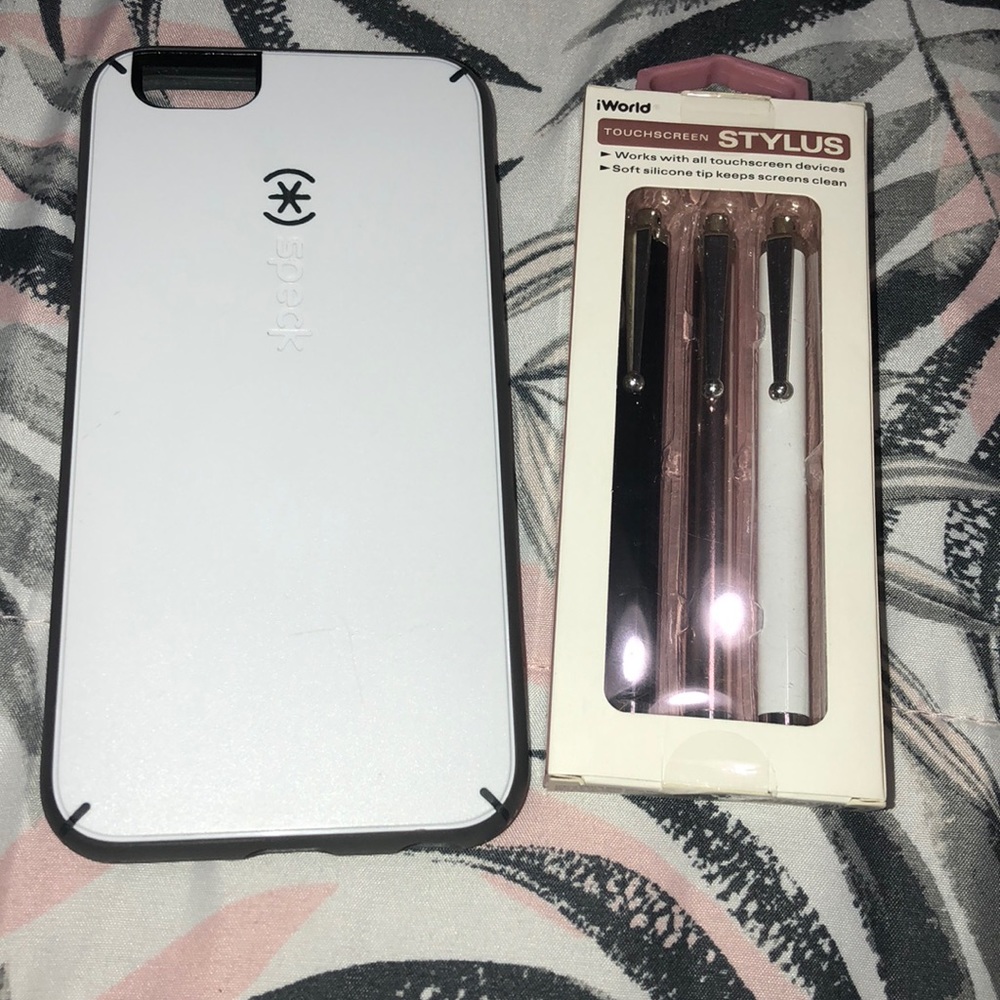 Speck phone case I phone 6s plus &&& 3 pack Stylus